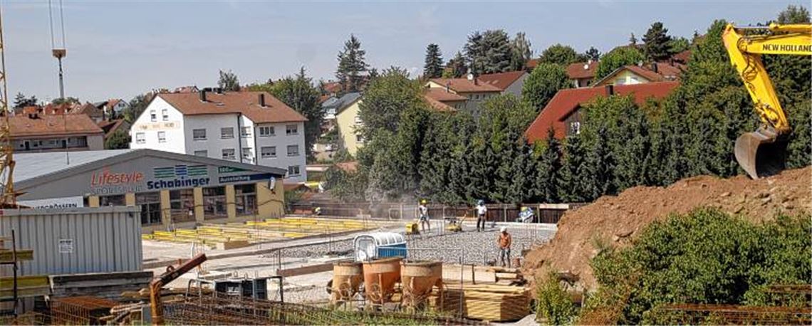 Enger Zeitplan auf dem Schott-Areal: Wo heute noch kräftig gebuddelt und gebaut wird ...