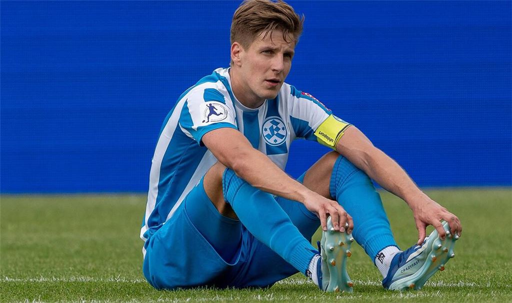 Enttäuscht: Kickers-Kapitän Nico Blank.