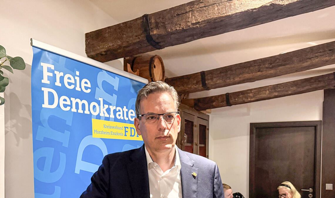 Enttäuscht: Professor Dr. Erik Schweickert scheitert mit seiner FDP an der Fünf-Prozent-Hürde. Foto: privat