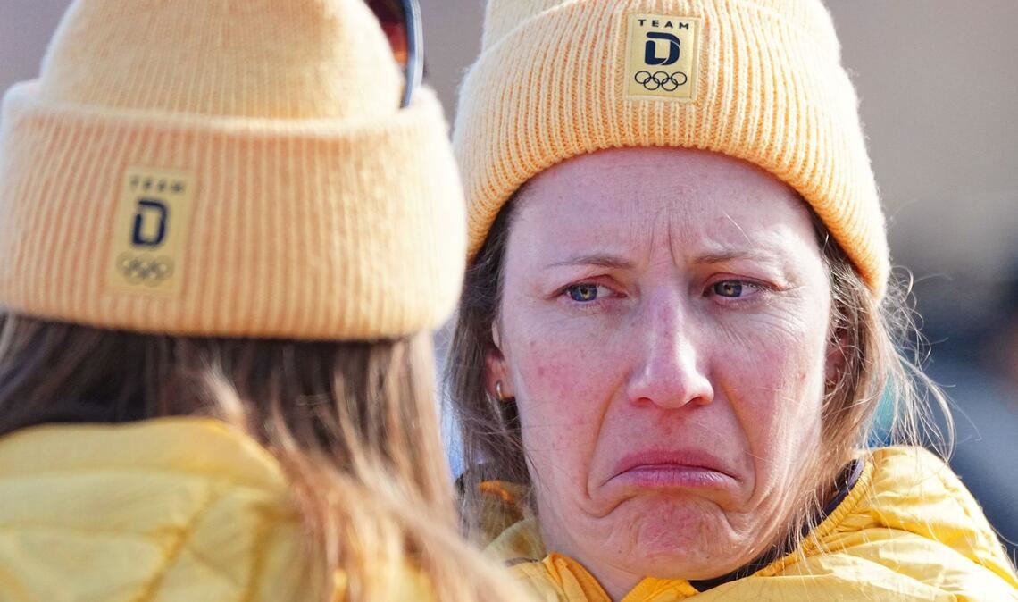 Enttäuschte Gesichter wie das von Skirennfahrerin Lena Dürr gab es zuletzt bei den Winterspielen von vielen deutschen Sportlerinnen und Sportlern.