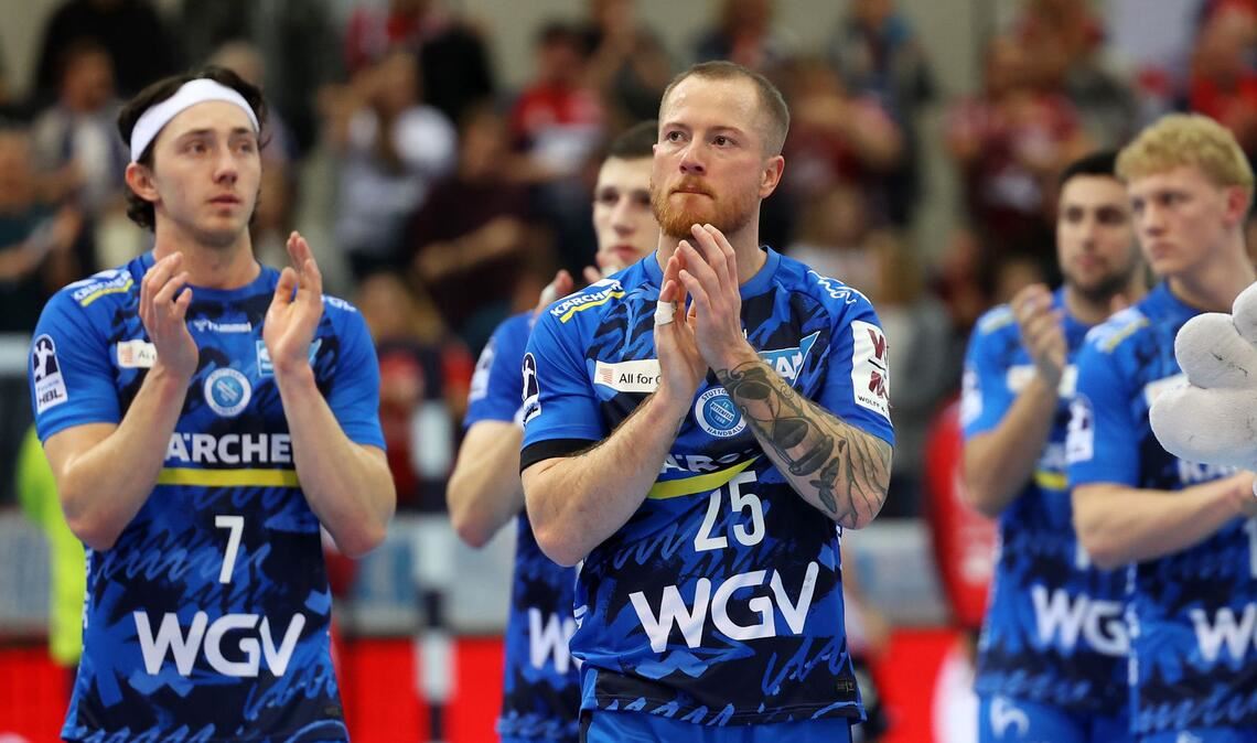 Enttäuschte TVB-Spieler.