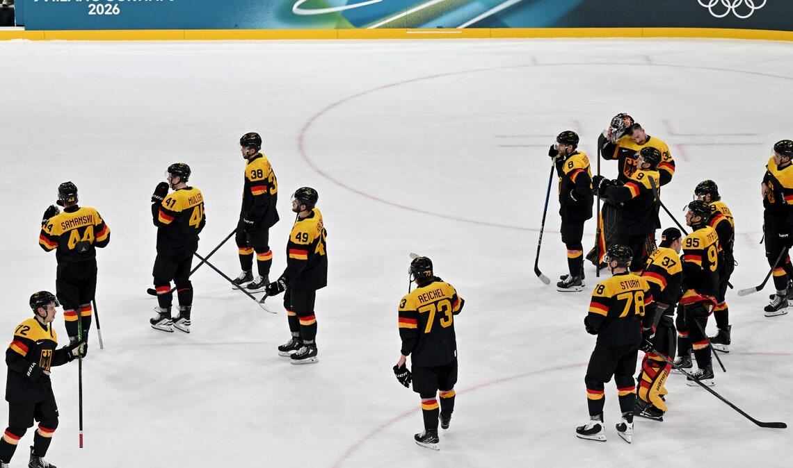 Enttäuschung für das deutsche Eishockey-Team gegen Lettland