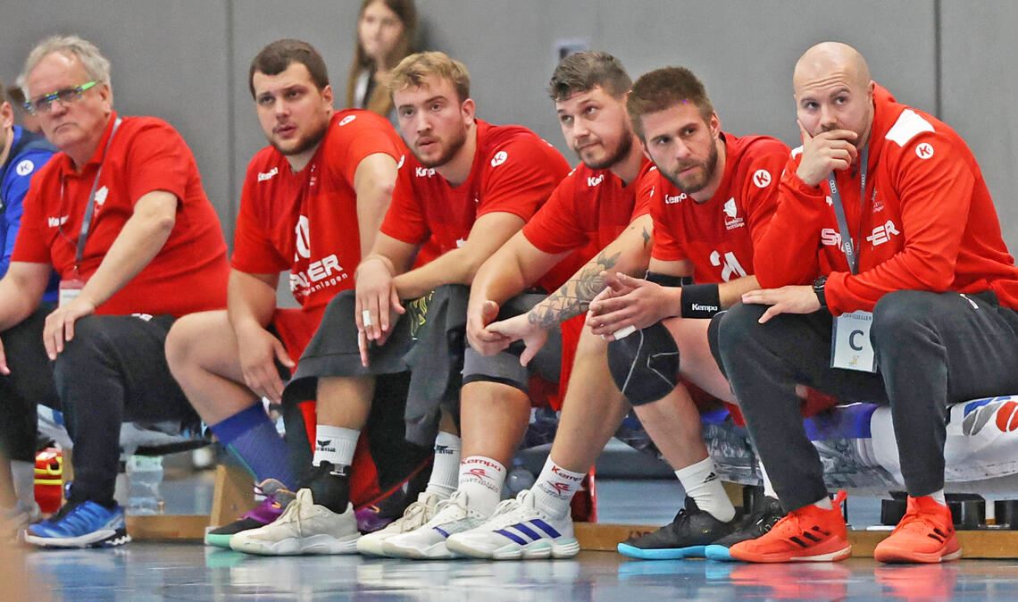 Enttäuschung herrscht bei den Knittlinger Handballern nach der klaren Niederlage.