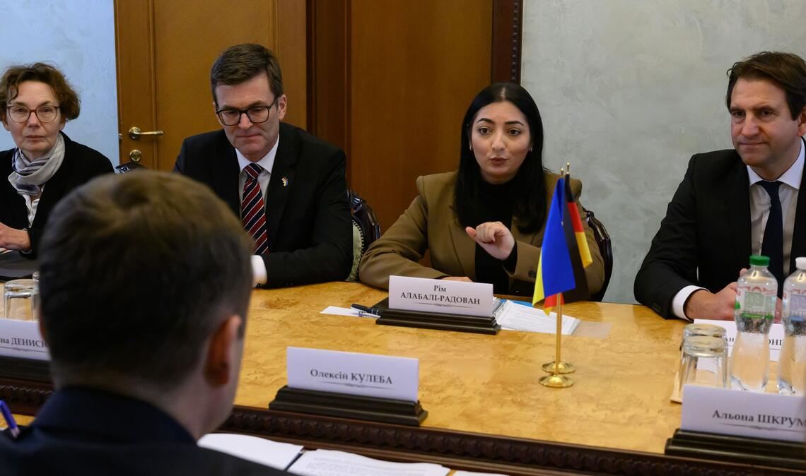 Entwicklungsministerin Reem Alabali Radovan reiste nach Kiew.