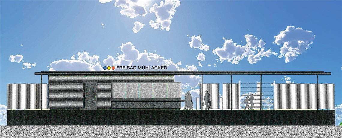 Freibadeingang muss warten