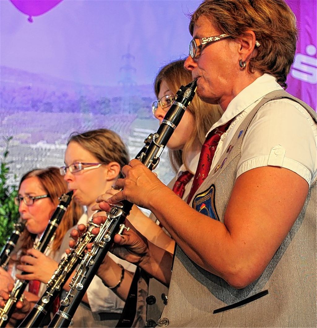 Enzberg-Tag: Musik auf der Sparkassen-Bühne.
