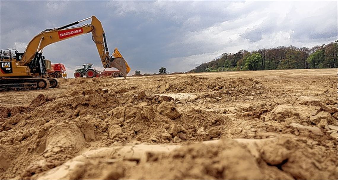 Grabungen in großem Stil