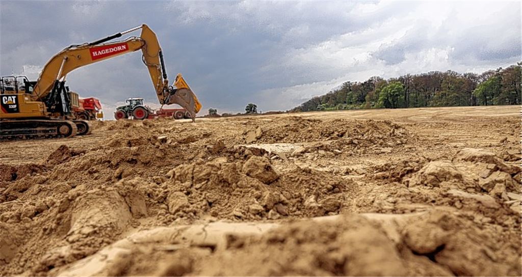 Grabungen in großem Stil