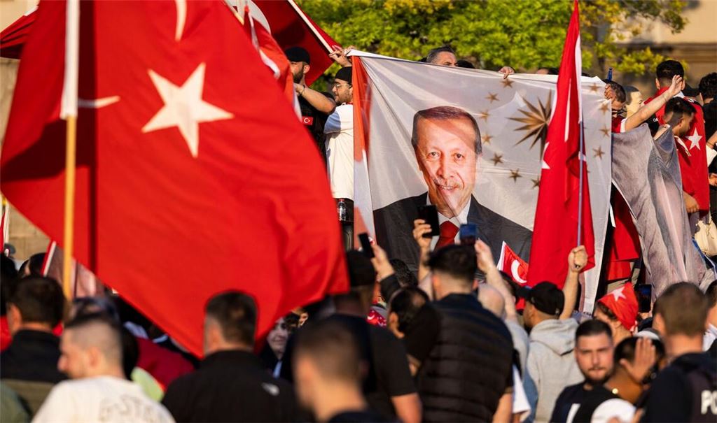Erdogan-Anhänger im Duisburger Norden.