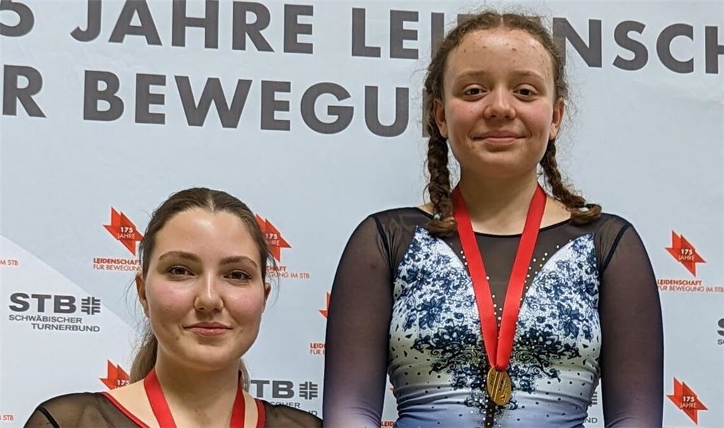 Erfolgreich in Ruit: Jamie Kastner und Ronja Burger (rechts). Foto: privat