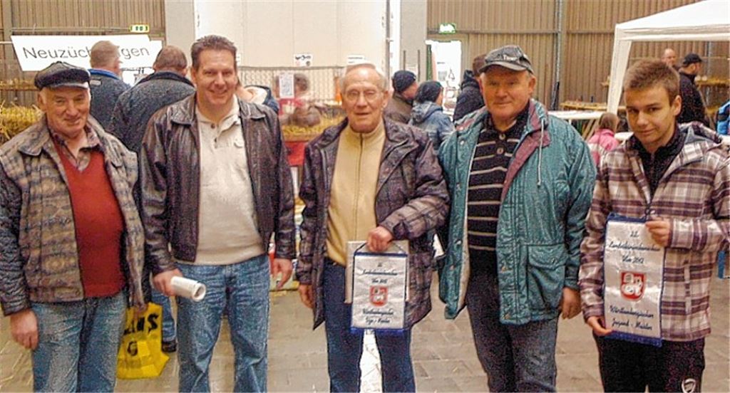 Erfolgreiche Kaninchenzüchter. Foto: privat