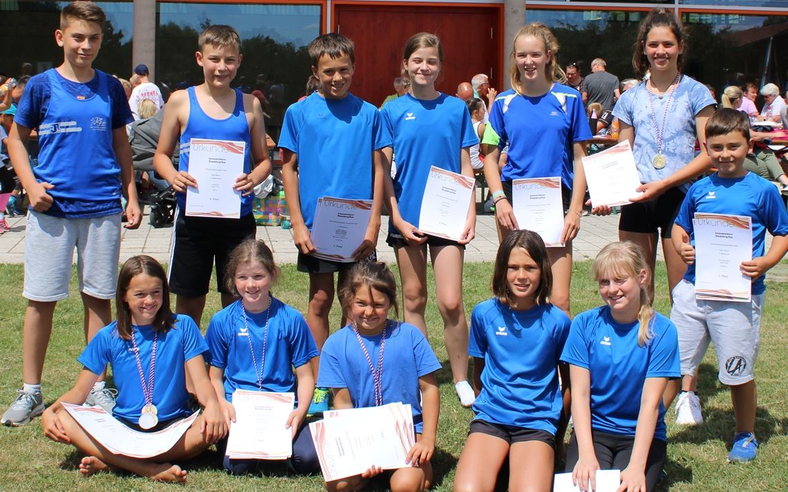 Erfolgreiche Mühlacker Sportler in Diefenbach. Foto: privat