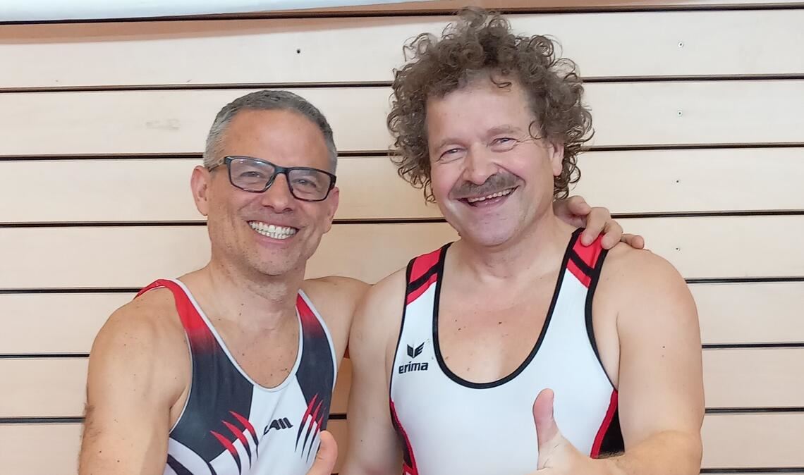 Erfolgreiche Seniorenturner: Dirk Walterspacher und Rainer Günther (re.).