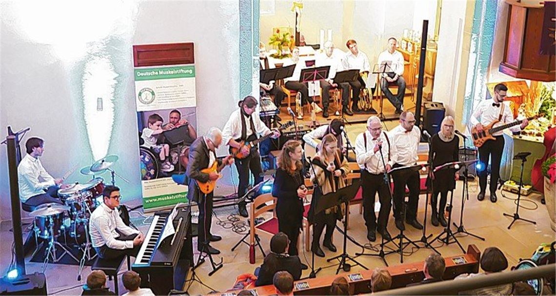 Band spielt für Madeleine-Sophie