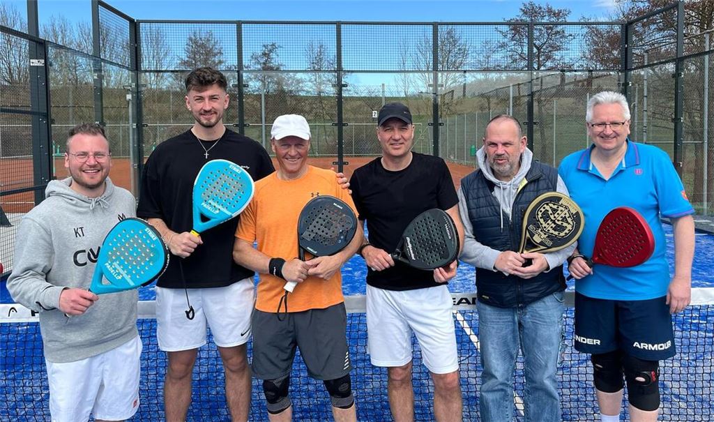 Erfolgreicher Start: das Padel-Team des TFL. 