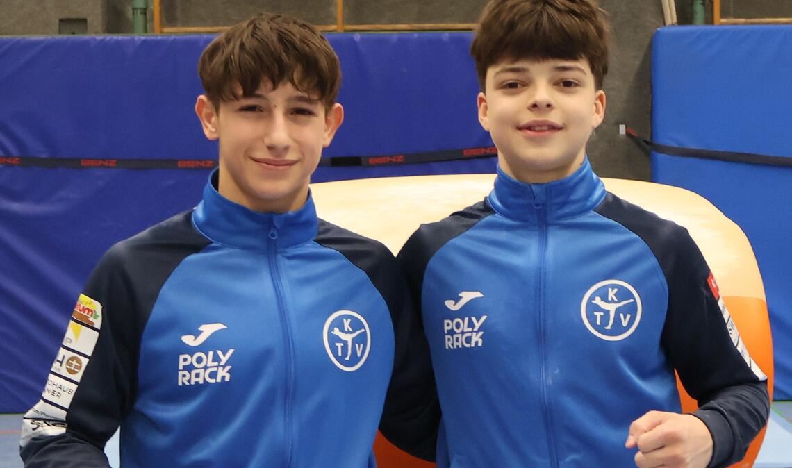 Erfolgreiches Debut in der Bundesliga: Lenny Neff und Zénó Csuka.Foto: Sheela Herb