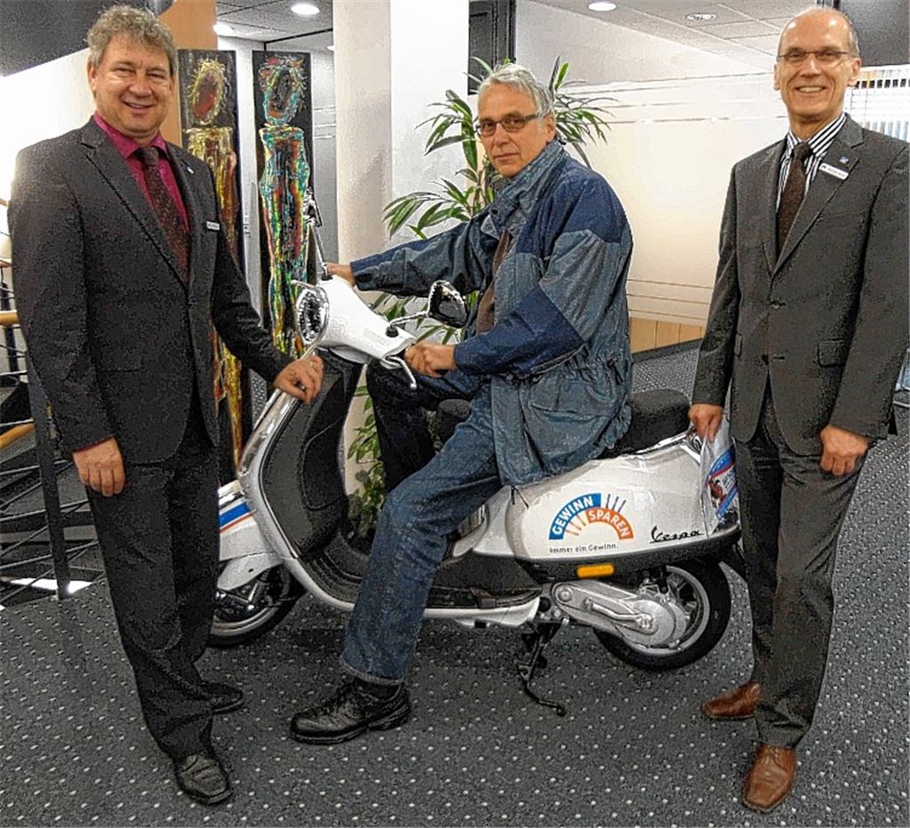 Erich Beyer, Armin Kühn (li.), Klemens Schork (re.).