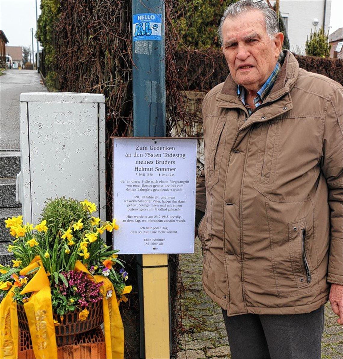 Gedenkstätte erinnert an Bombenopfer