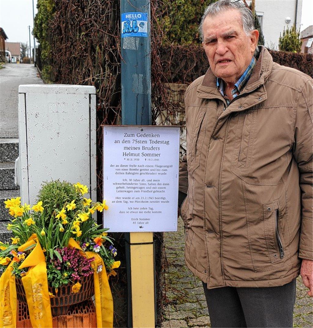 Gedenkstätte erinnert an Bombenopfer