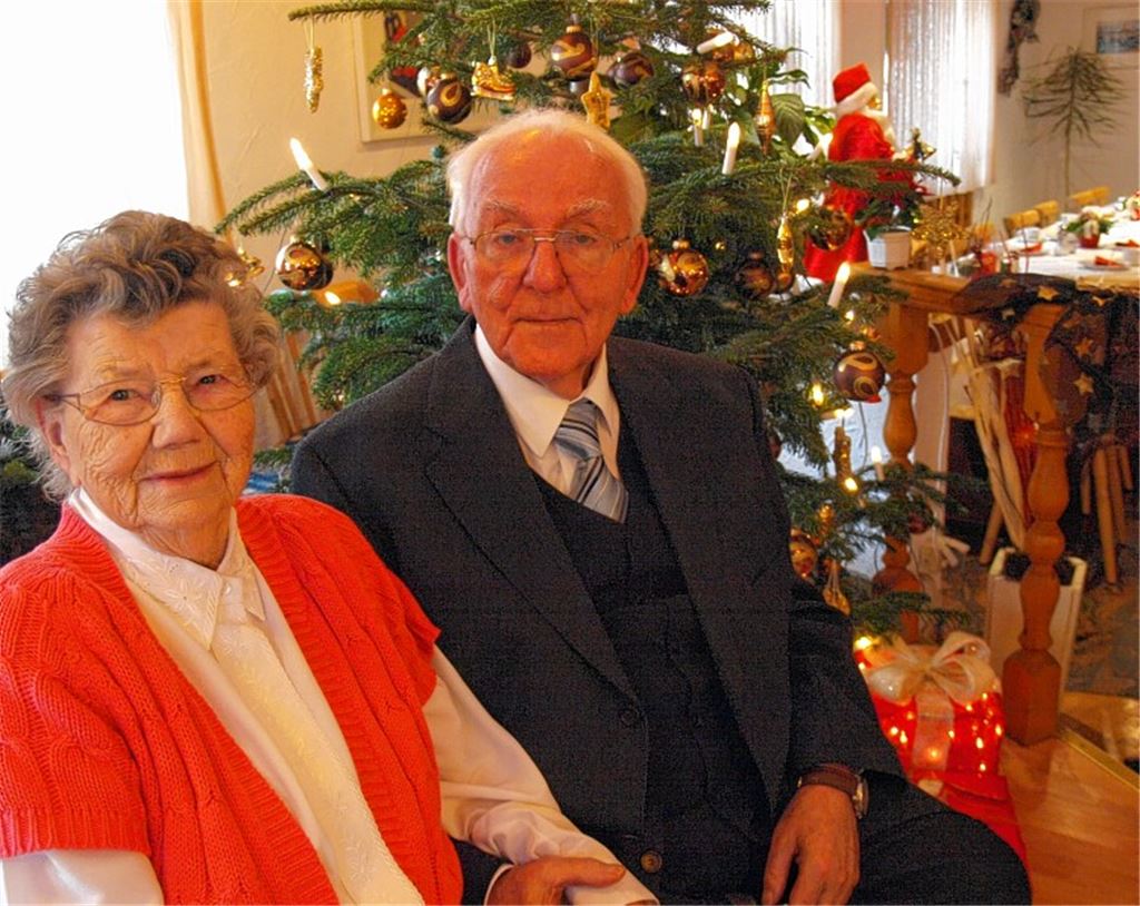 Erika und Kurt Buhl sind seit 65 Jahren verheiratet. Foto: Filitz