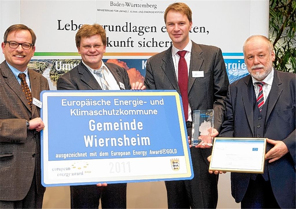 Erinnerung an die Verleihung der Energieauszeichnung im Jahr 2012.