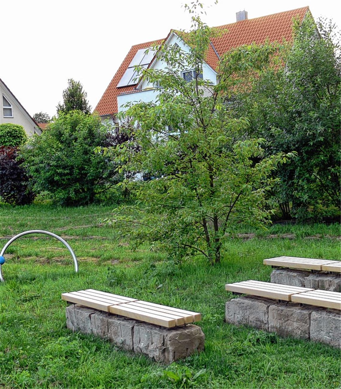 Erklärungsbedürftig? Der Gemeinschaftsplatz beim Baugebiet Lämmerfeld.