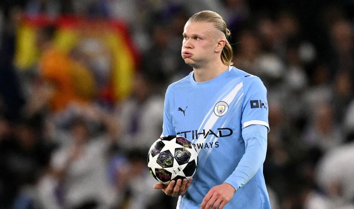 Erling Haaland spielt bei Manchester City.