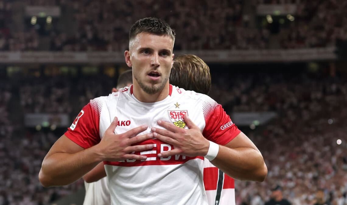 Ermedin Demirovic ist der Mittelstürmer des VfB.