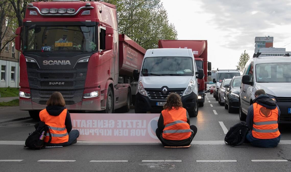 Erneut wurden Straßen blockiert (Archivbild).