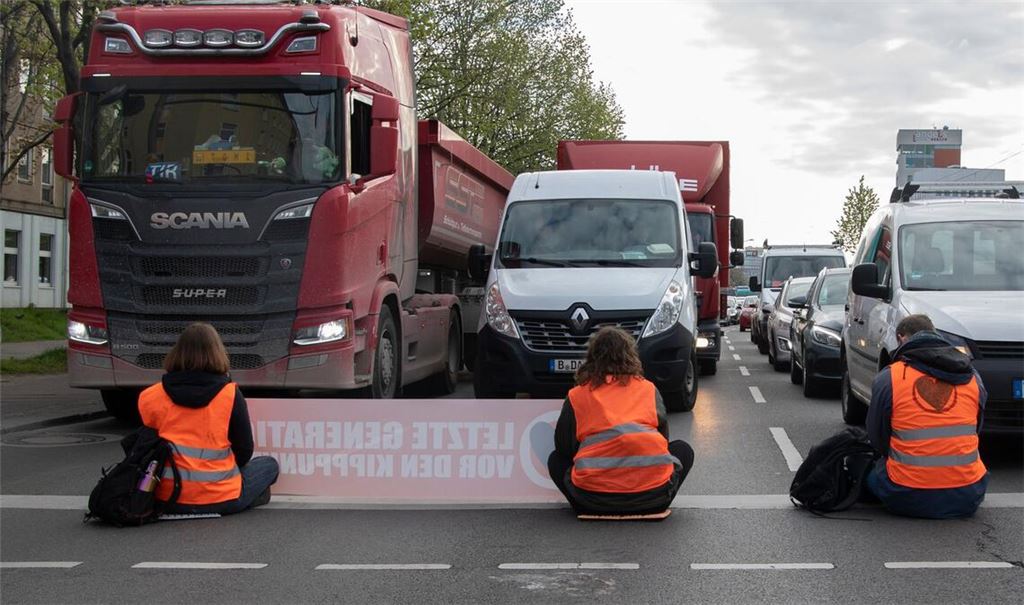 Erneut wurden Straßen blockiert (Archivbild).