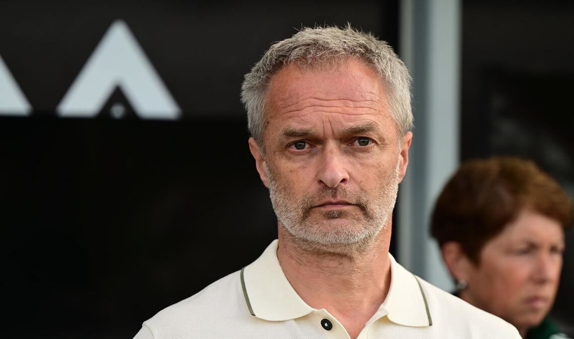 Ernüchtert: Bundestrainer Christian Wück und Assistentin Maren Meinert.