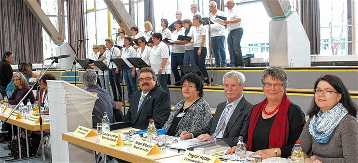 Positive Töne beim Sängertag