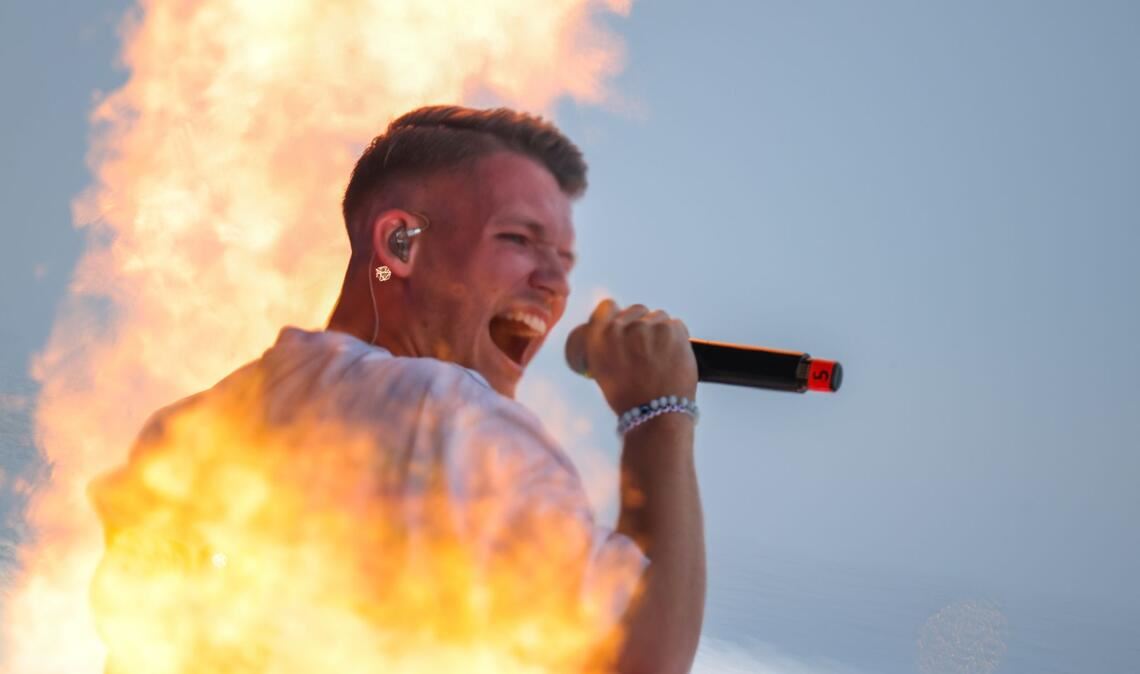 Erst Feuer, jetzt Eis: Julian Sommer zieht es im Winter auch auf die Skipiste. (Archivbild)
