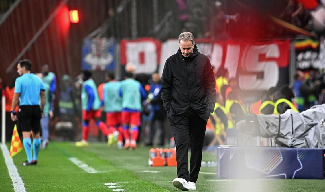 Erste Niederlage für Trainer Kasper Hjulmand.