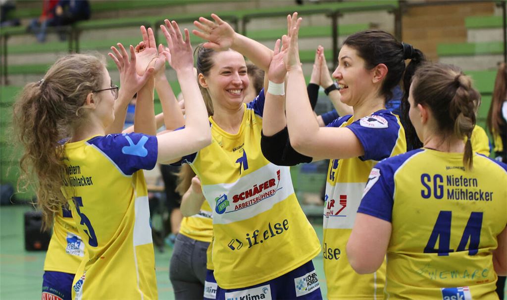 Erstmals seit dem Aufstieg in die Landesliga dürfen die Handballerinnen der SG Niefern/Mühlacker jubeln.