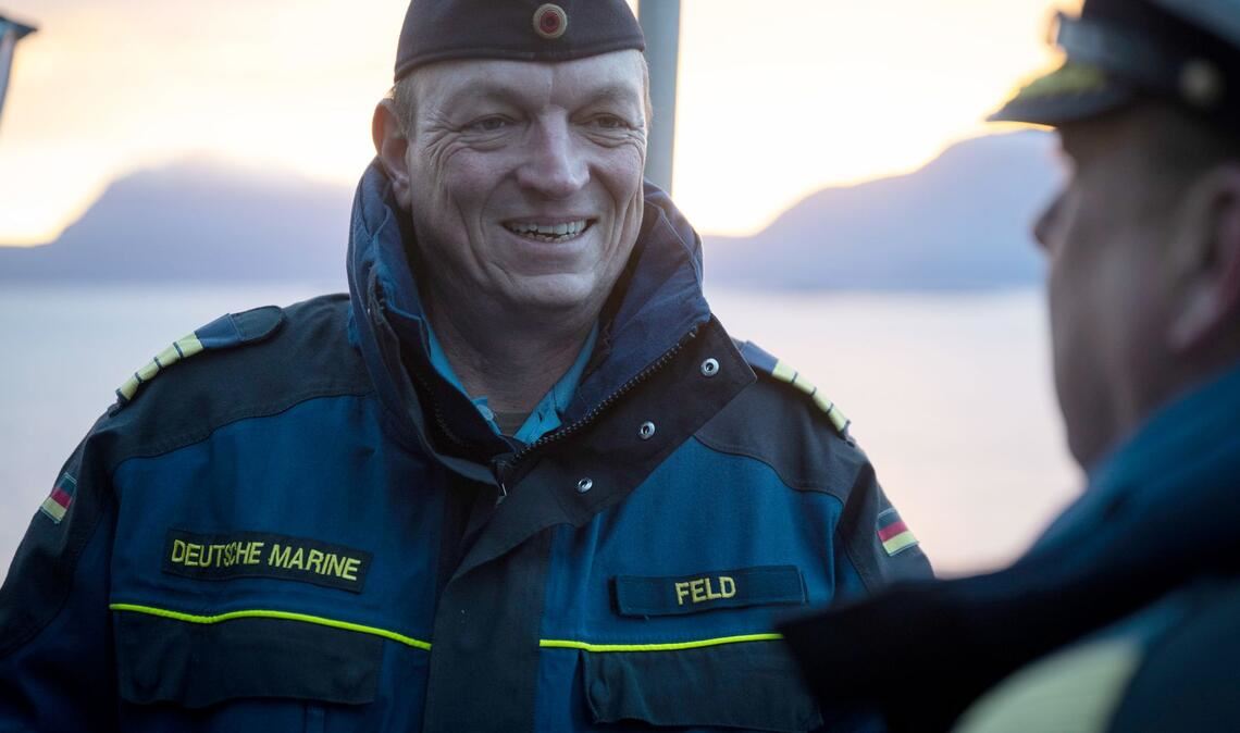 Marine trainiert in Norwegen für den Ernstfall Erstmals setzte die Marine auch das Waffensystem Iris-T auf See ein.