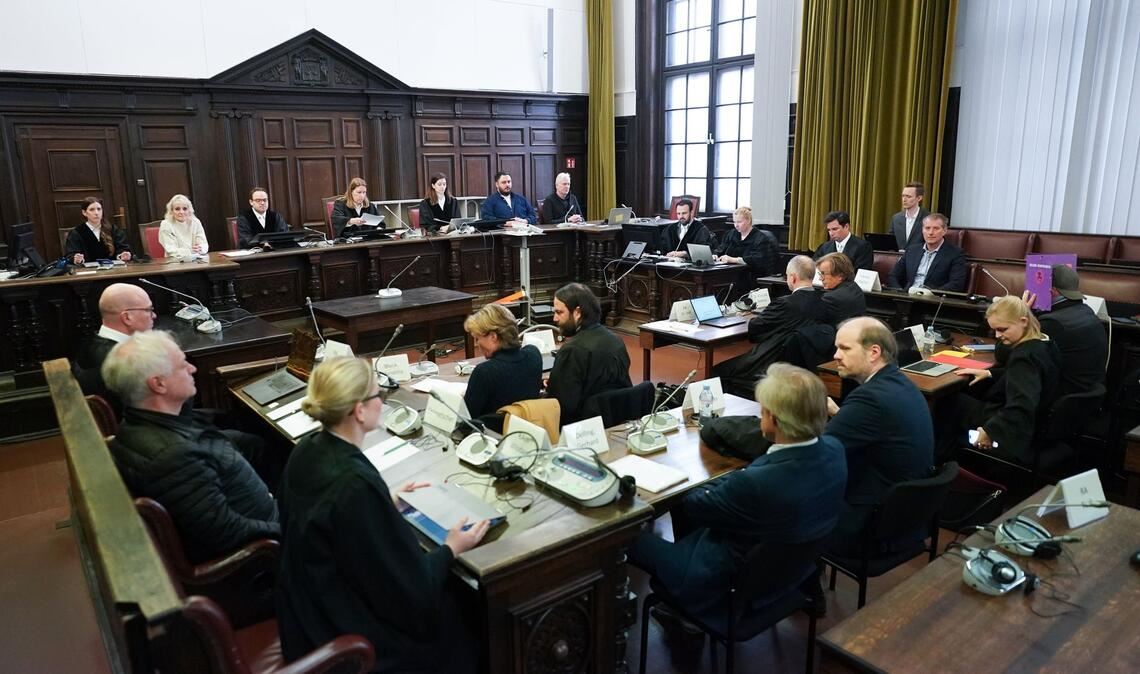 Es ist bereits der 43. Verhandlungstag.