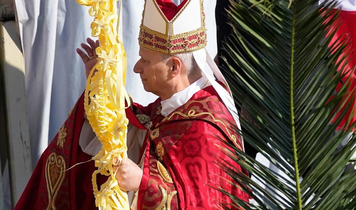 Es ist das erste Osterfest für Leo seit dessen Wahl zum Papst.