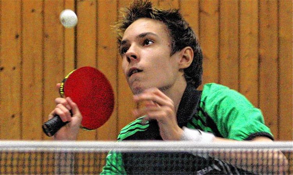 „Es macht Spaß, sich mit Teams aus höheren Spielklassen zu messen“: Jannis Nonnenmann vom TTV Knittlingen nimmt positive Eindrücke mit. 