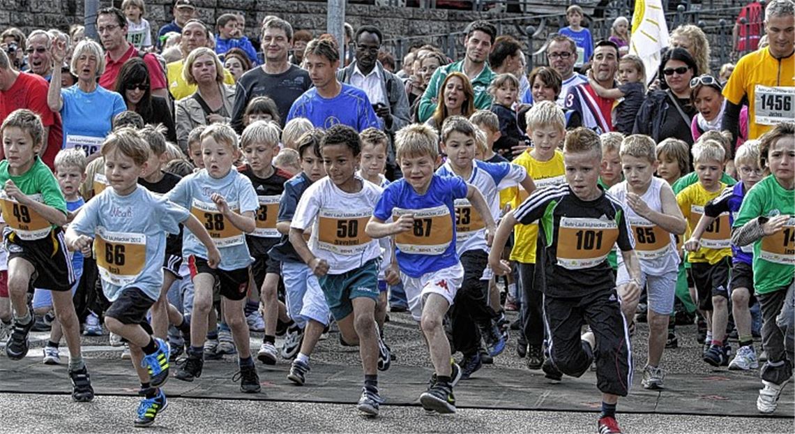 Etliche Kinder müssen sich beim Behr-Lauf auf eine längere Strecke einstellen als bisher. Archivfoto: Keller