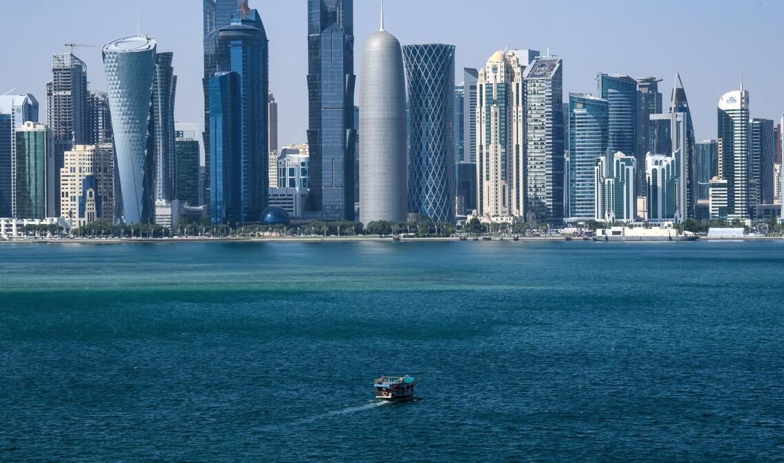 Etwa in Doha waren erneut Explosionen zu hören. (Archivbild)