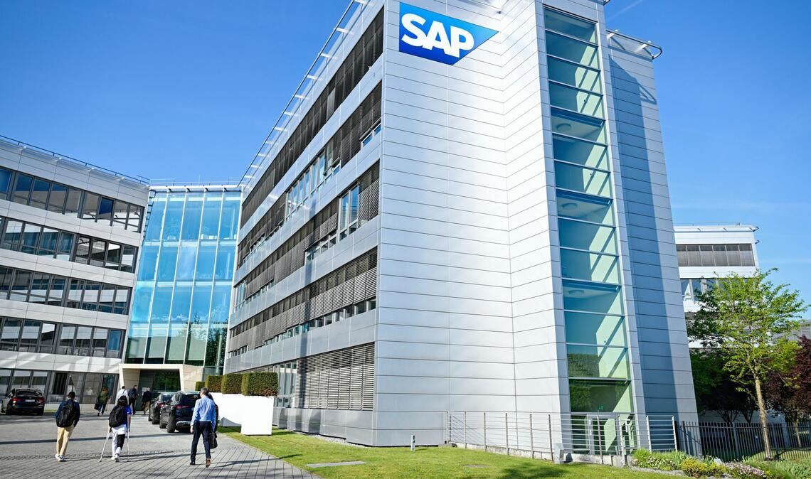 Europas größter Softwarekonzern steigert den Gewinn, sorgt sich aber um die Konjunktur (Archivbild)