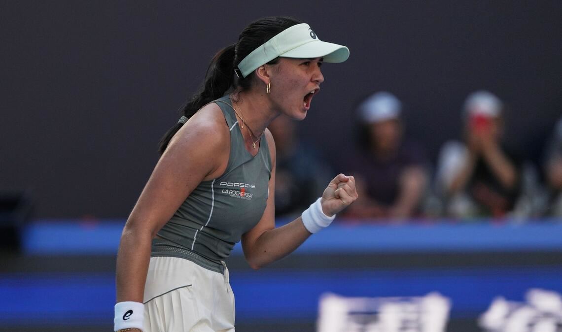 Eva Lys glaubte in Peking an den möglichen Erfolg - und machte den Viertelfinaleinzug überraschend perfekt.