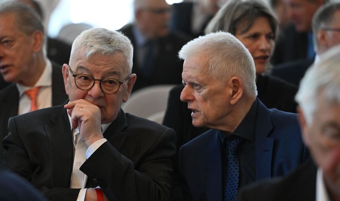 Ex-Bundesminister und Ex-OB mit grünem Parteibuch: Joschka Fischer (links) und Fritz Kuhn.