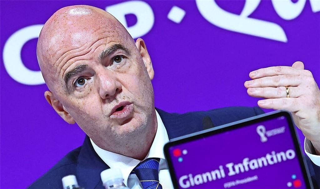 FIFA-Präsident Gianni Infantino hatte die Vorfälle scharf verurteilt. (Archivbild)