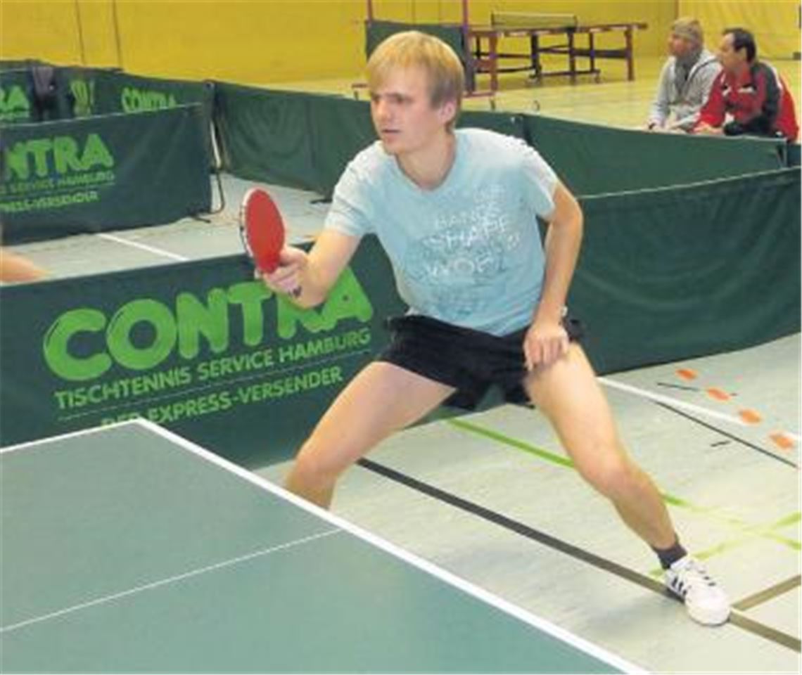FJakob Seemann ist eines der jungen Talente im Herrenteam der Tischtennisfreunde Ötisheim-Erlenbach. 
Foto: ew