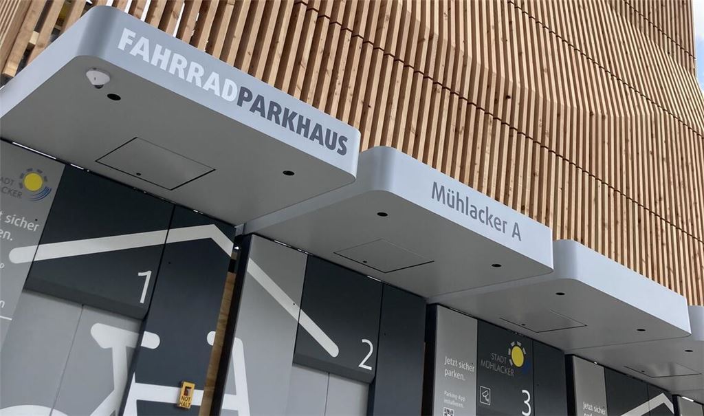 Fahrradparkhaus: Bei der Auslastung gibt es noch Luft nach oben. Foto: Archiv