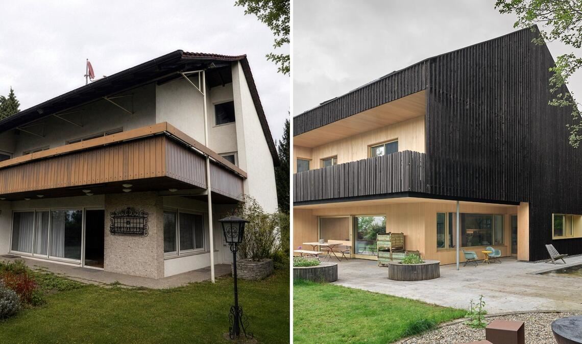 Familienvilla  in Ludwigsburg, umgebaut von dem Stuttgarter Architekten Hadi Tandawardaja.