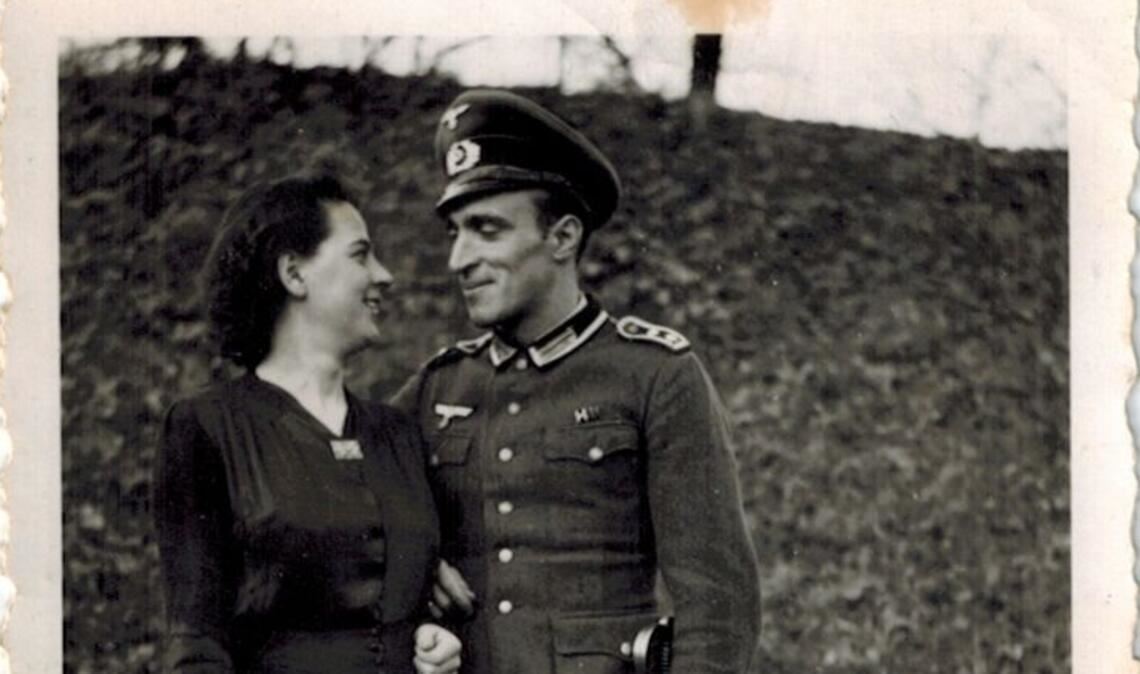 Fanny und Adolf Schmid anlässlich ihrer Hochzeit im Januar 1944. Foto: privat