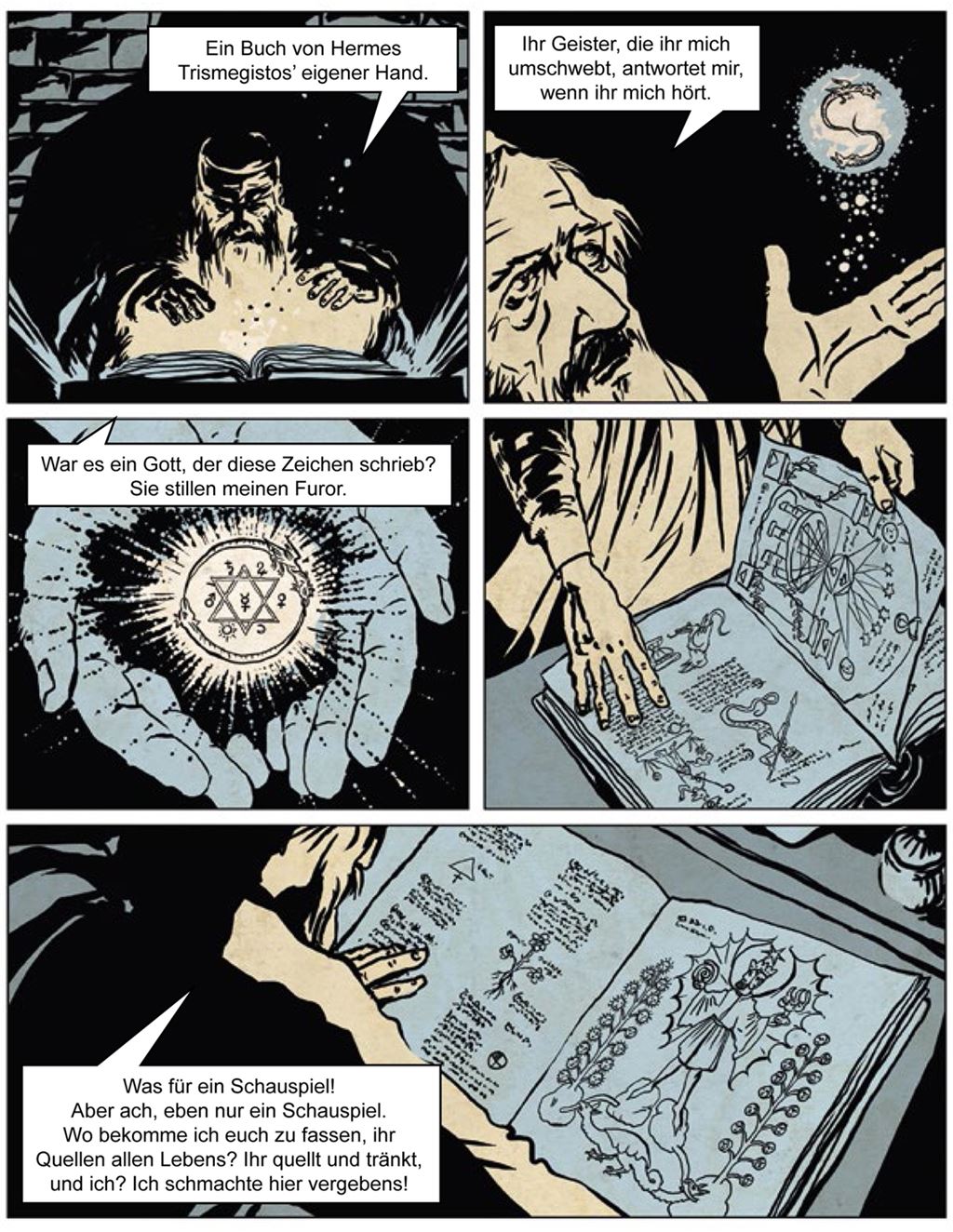 Faust als Comic. Foto: privat